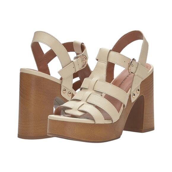 New! Lucky Brand Imana Fisherman Strappy Platform Block Heel - Size 10 - Picture 2 of 9